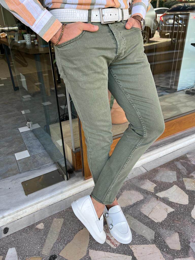 Hollo Khaki Jeans