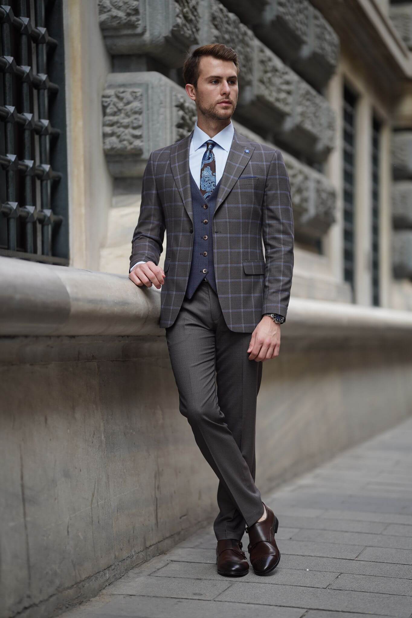 MEN BROWN SUIT Men 3piece Suit Brown Wool Suit Men Winter Suit Men Tweed Suit  Suit for Men Slim Fit Suit Men Office Suit -  Canada