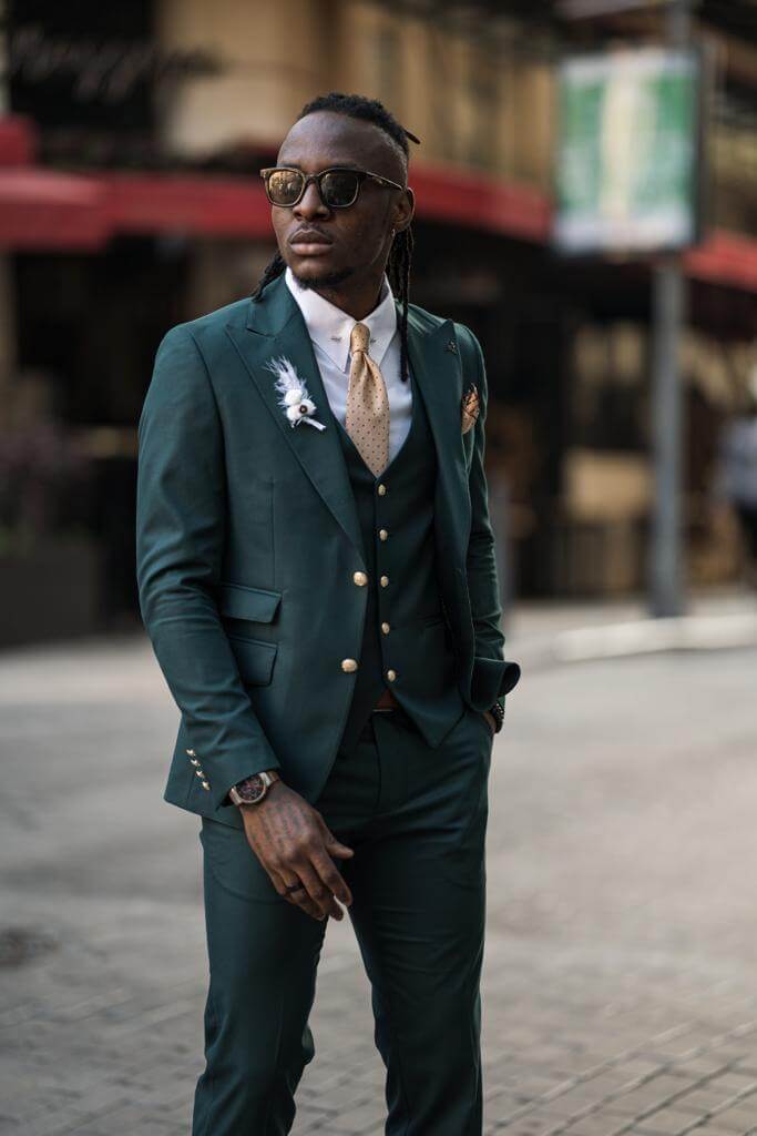 HolloMen Green Suit