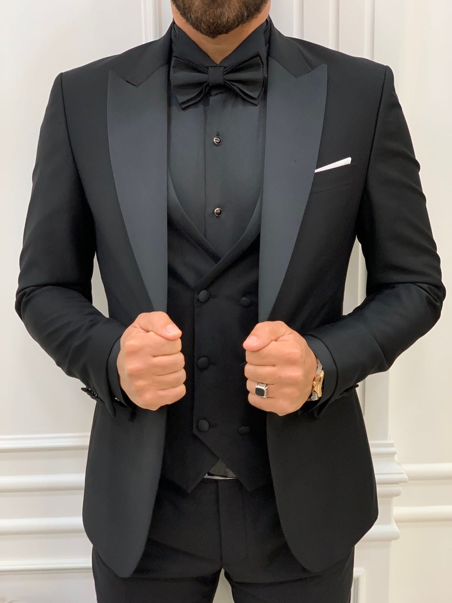 HolloMen Royal Black Tuxedo