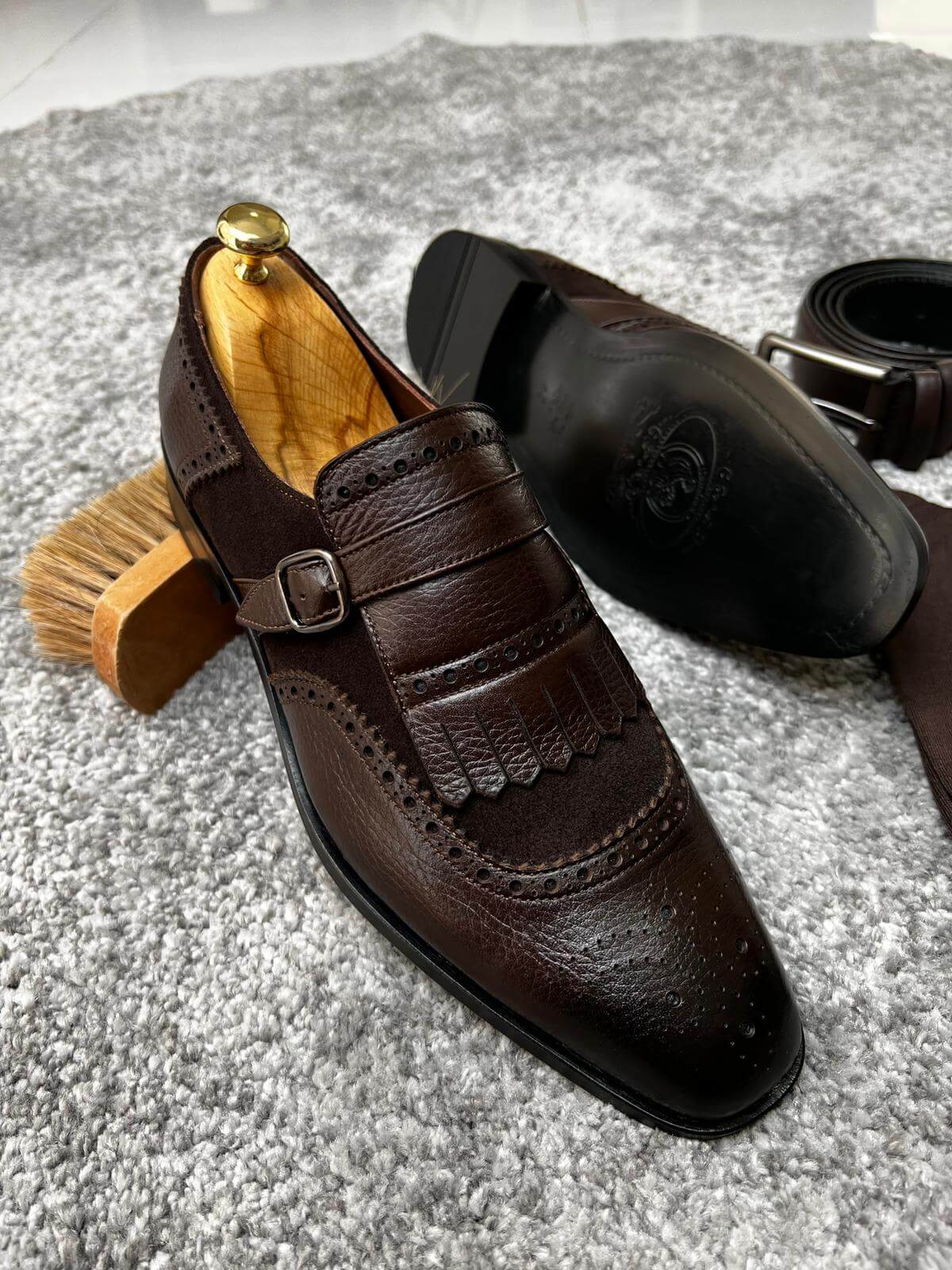 Классические коричневые туфли Kenk