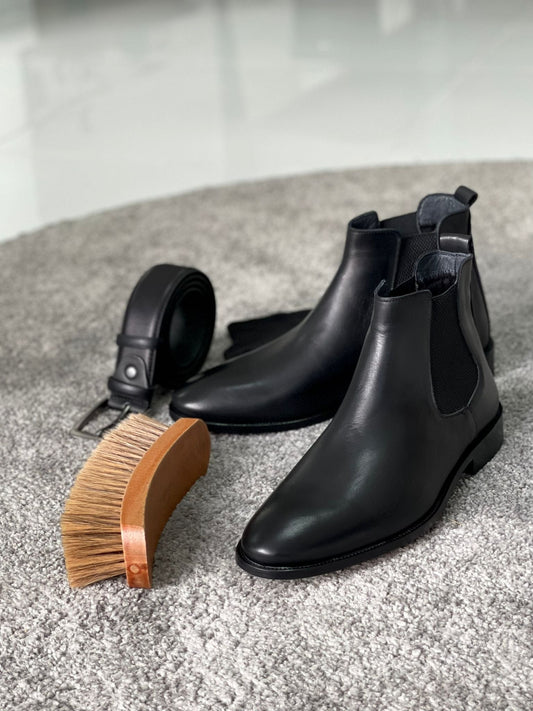 Montreal Black Chelsea Boots