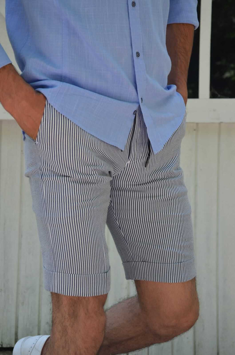 Navy Blue Shorts Men's Summer Essentials HolloMen