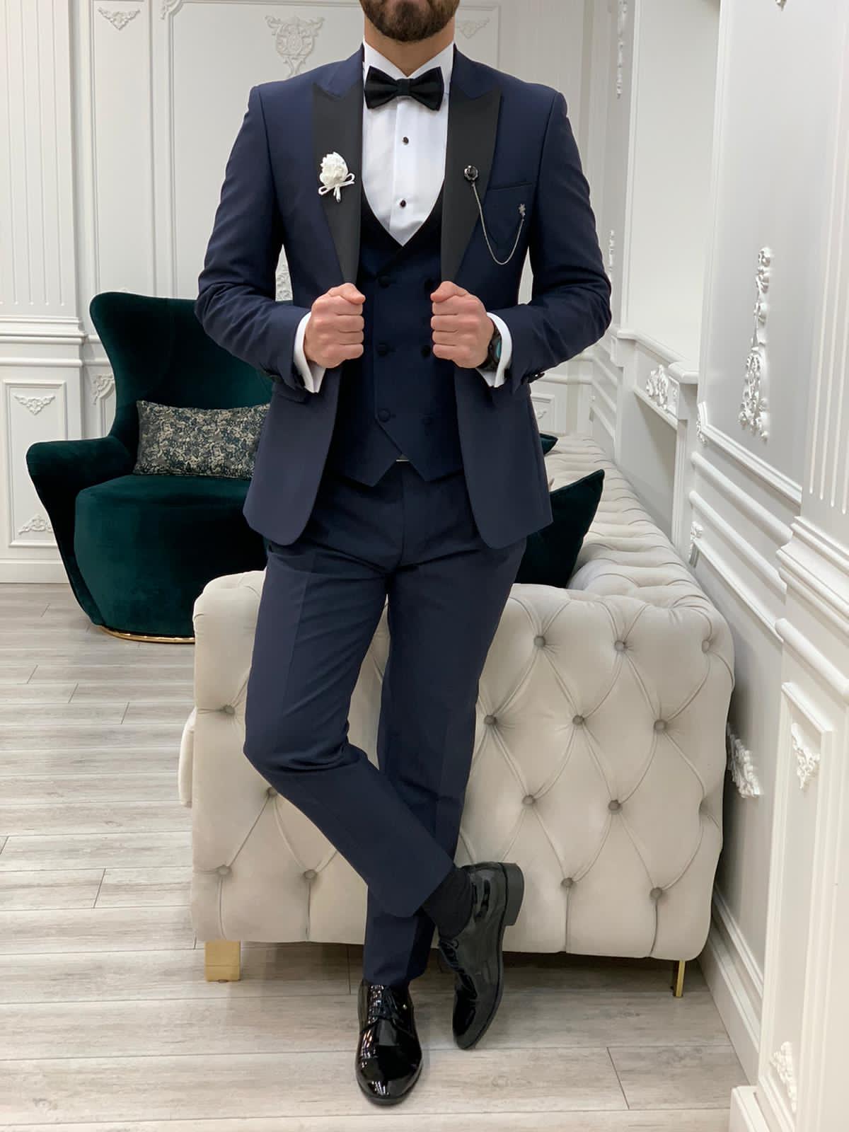 Navy Blue Tuxedo for Special Occasions