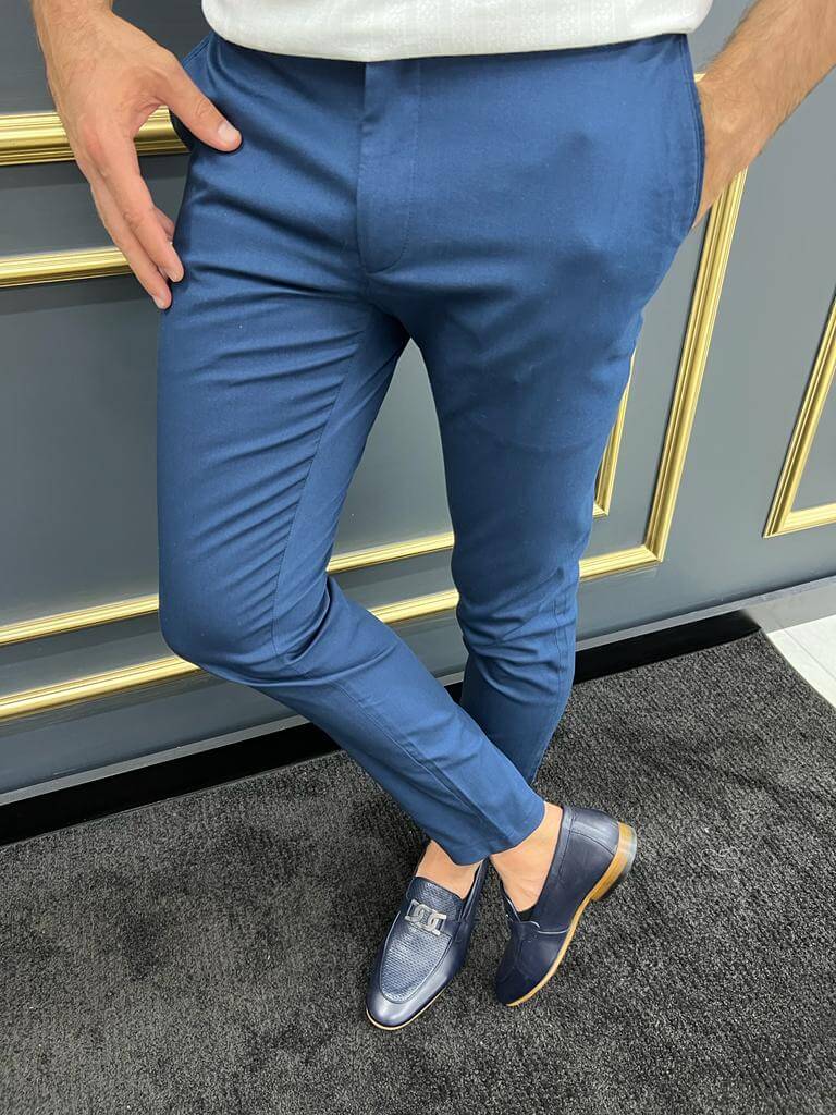 Pamuk Blue Pants ;Iconic style