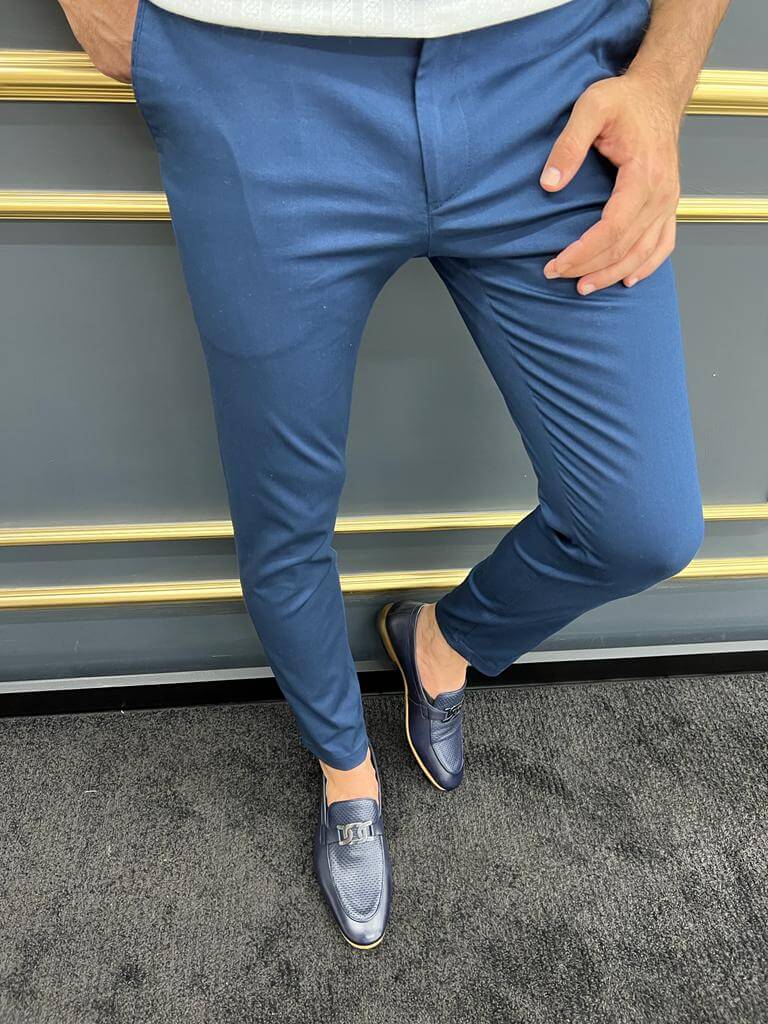 Pamuk Blue Pants;Iconic style