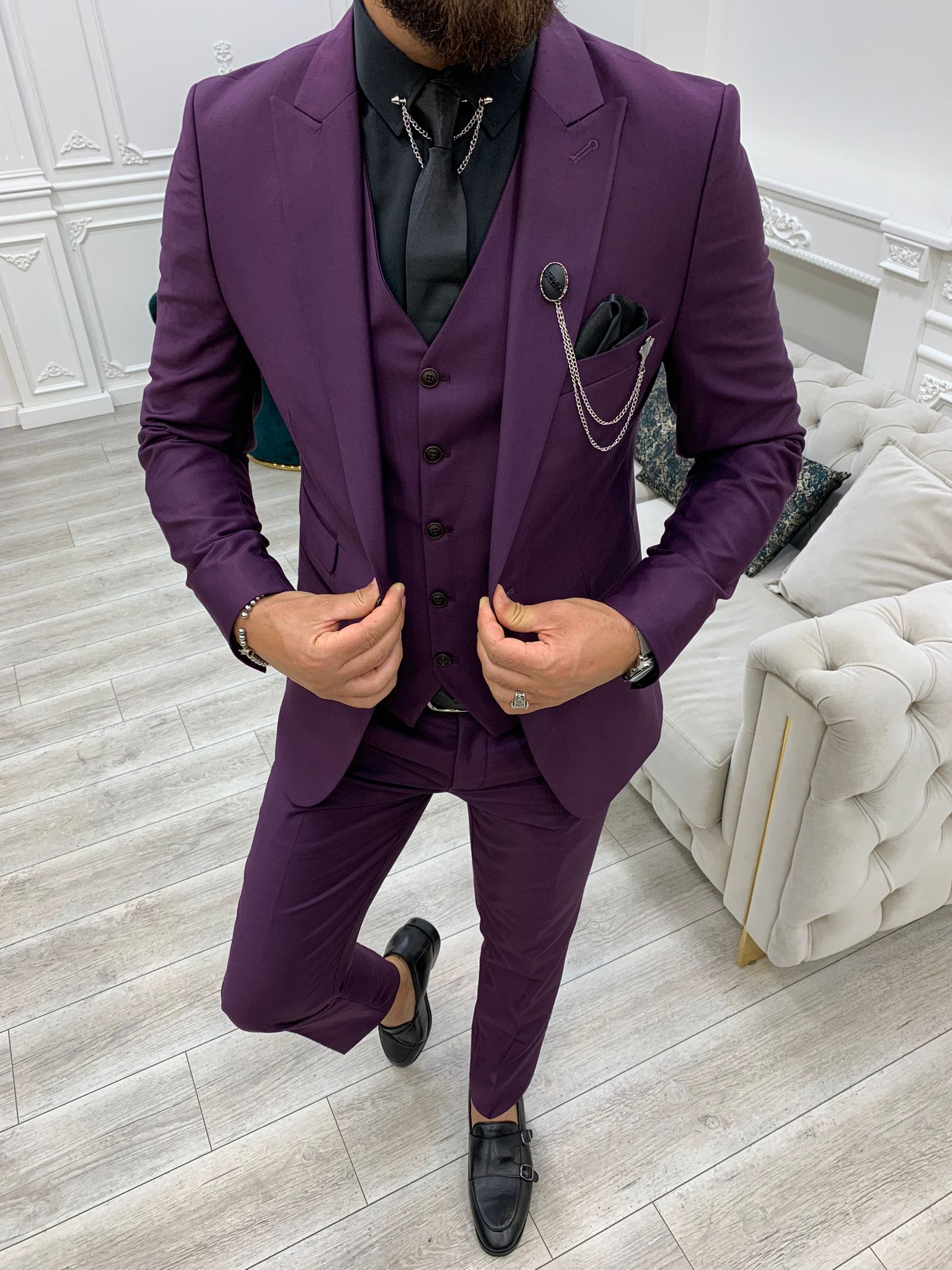 Rio Grande Purple Suit - Hollo Men