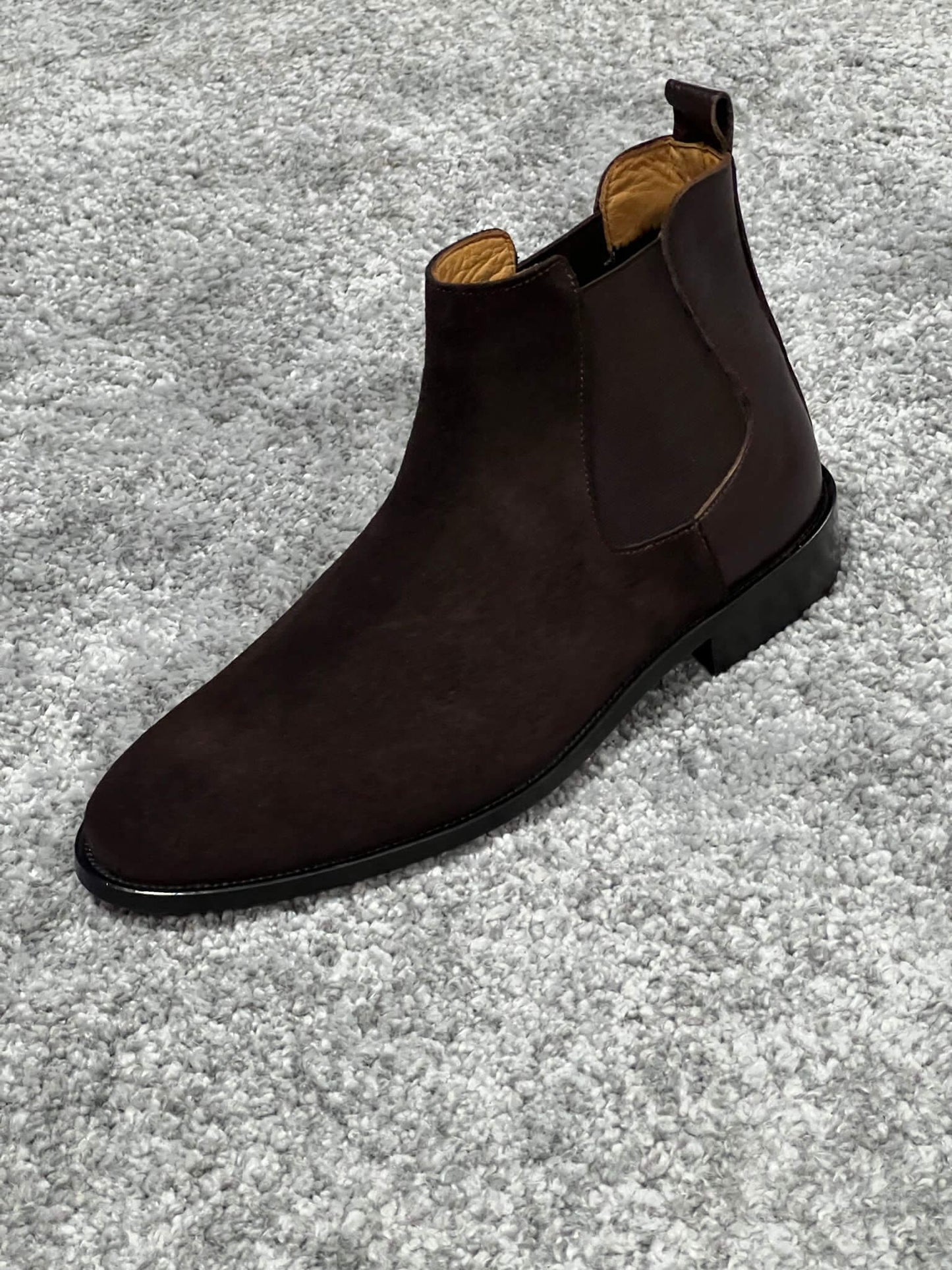 Suede Brown Chelsea Boots