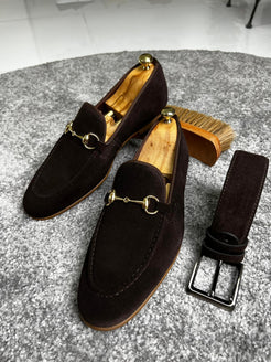 Suede Brown Loafers – HolloMen