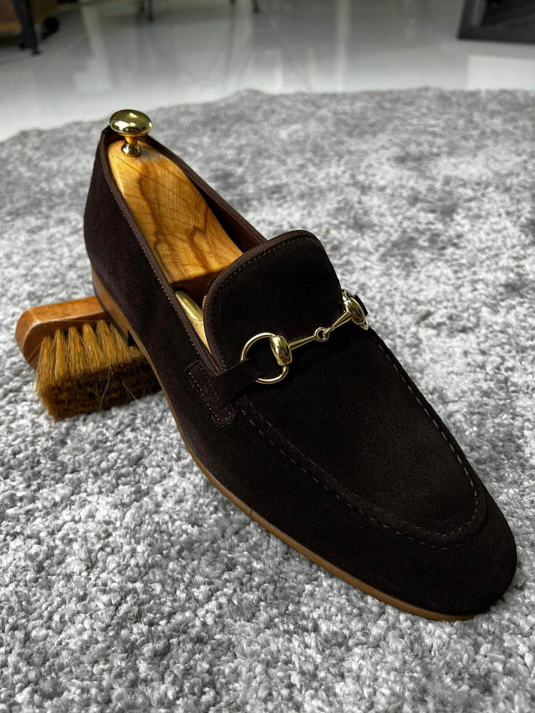 Suede Brown Loafers