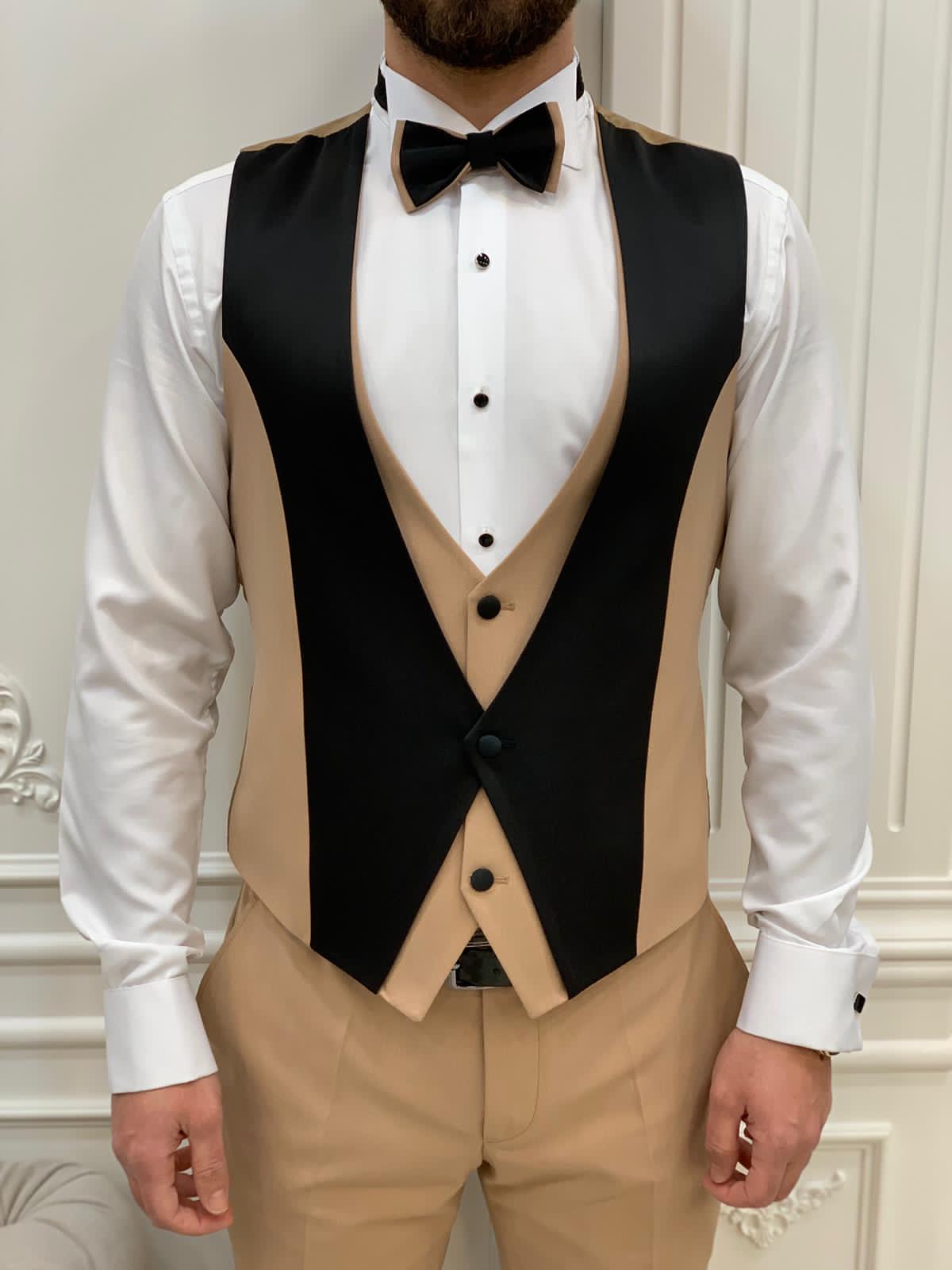  Elegant Cream Tuxedo from HolloMen