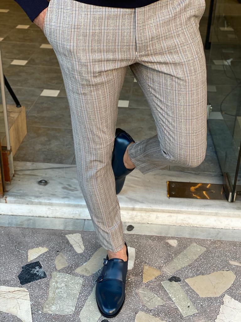 Westeros Striped Camel Pants: Stylish and Versatile Bottoms for Any Occasion
