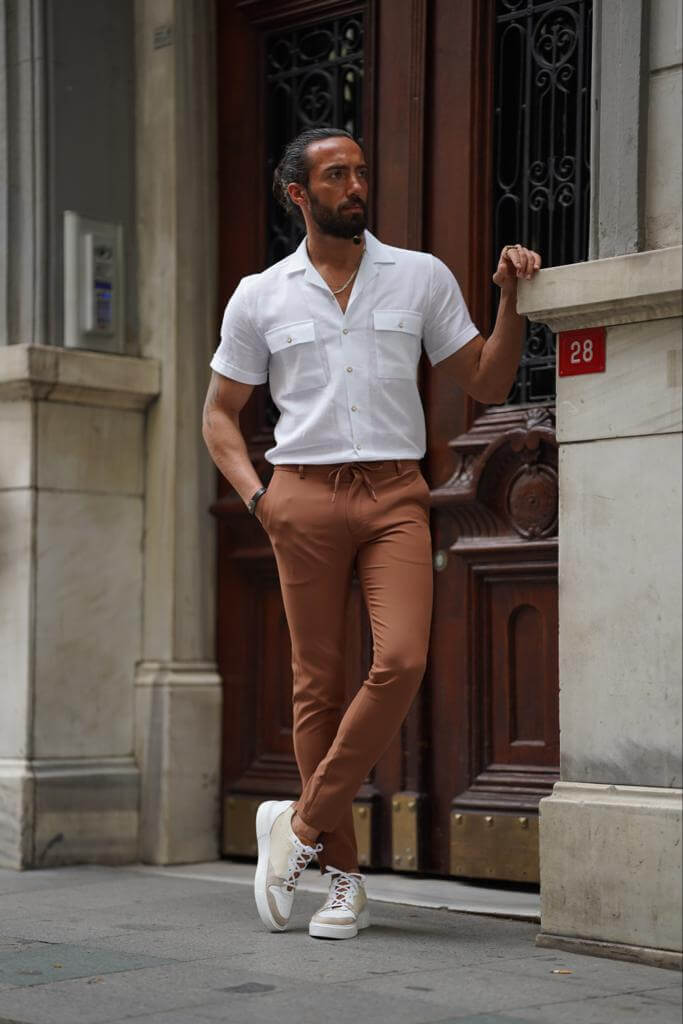 White Linen Shirt for Men | Slim Fit | HolloMen White Linen Shirt for Men | Slim Fit | HolloMen