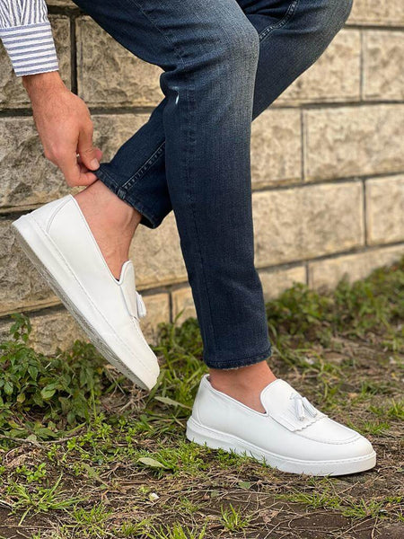 white-tassel-smart-casual-  display picture 1
