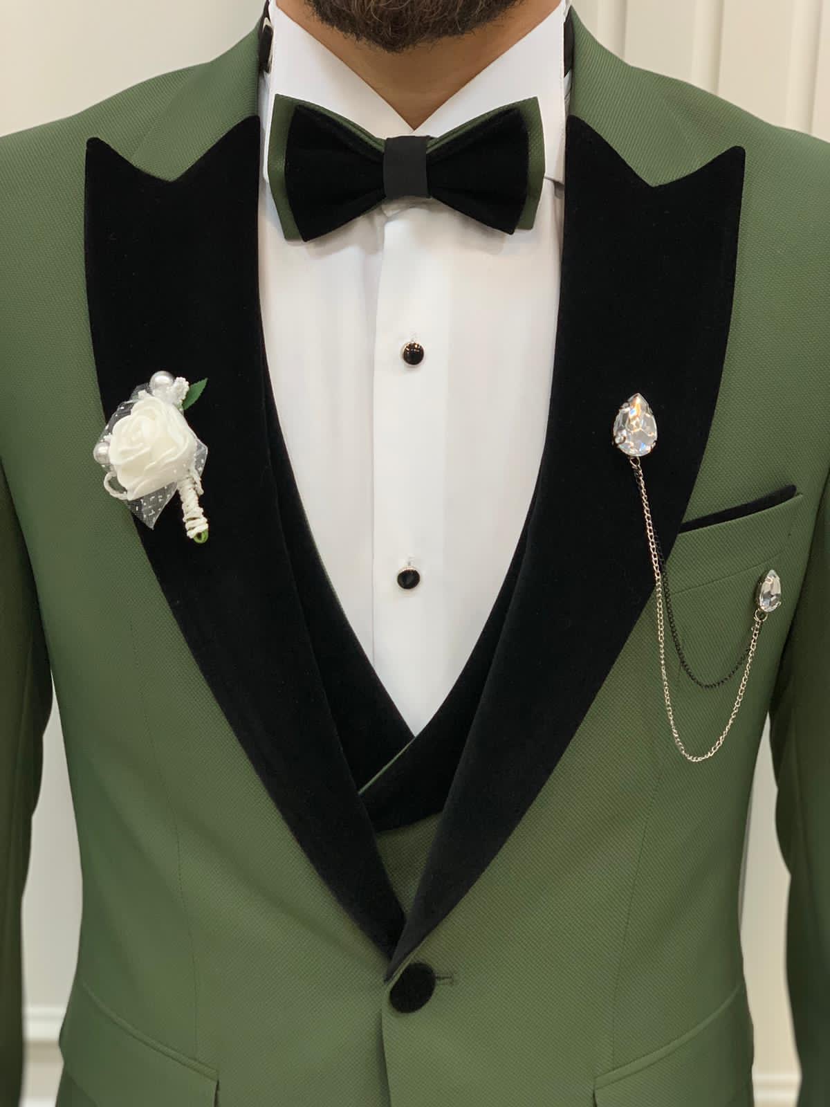 The Bold Green Prom Tuxedo from HolloMen